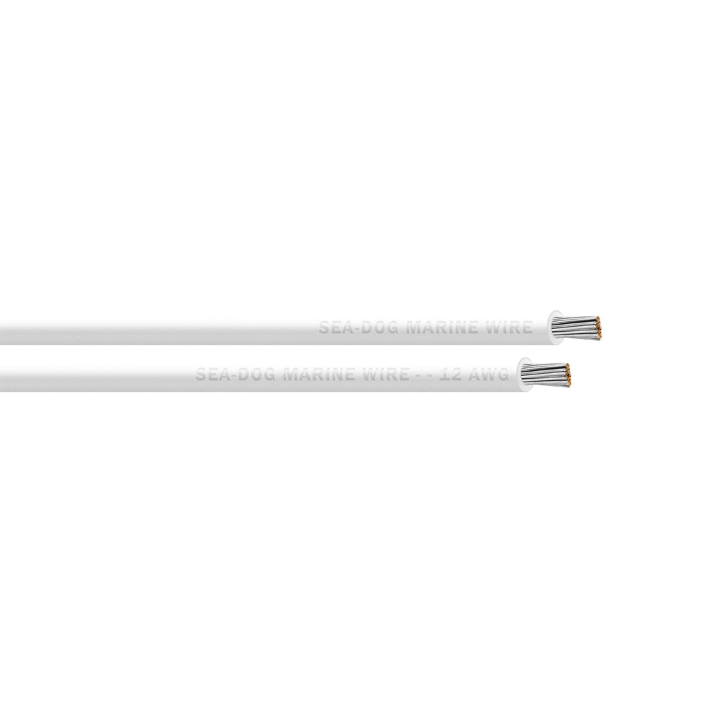 Sea-Dog 12 AWG White Primary Wire - 250' - Deckhand Marine Supply
