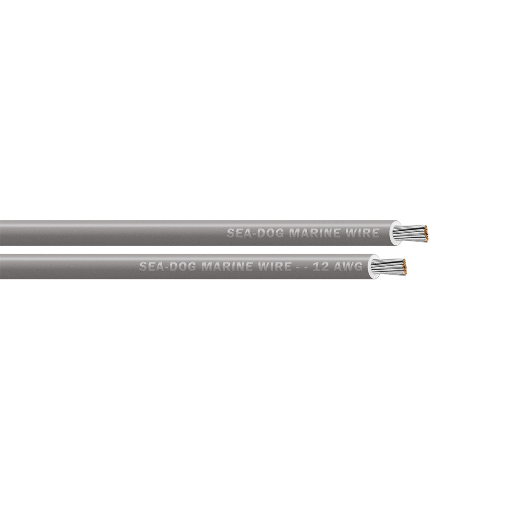 Sea-Dog 12 AWG Grey Primary Wire - 1000' - Deckhand Marine Supply