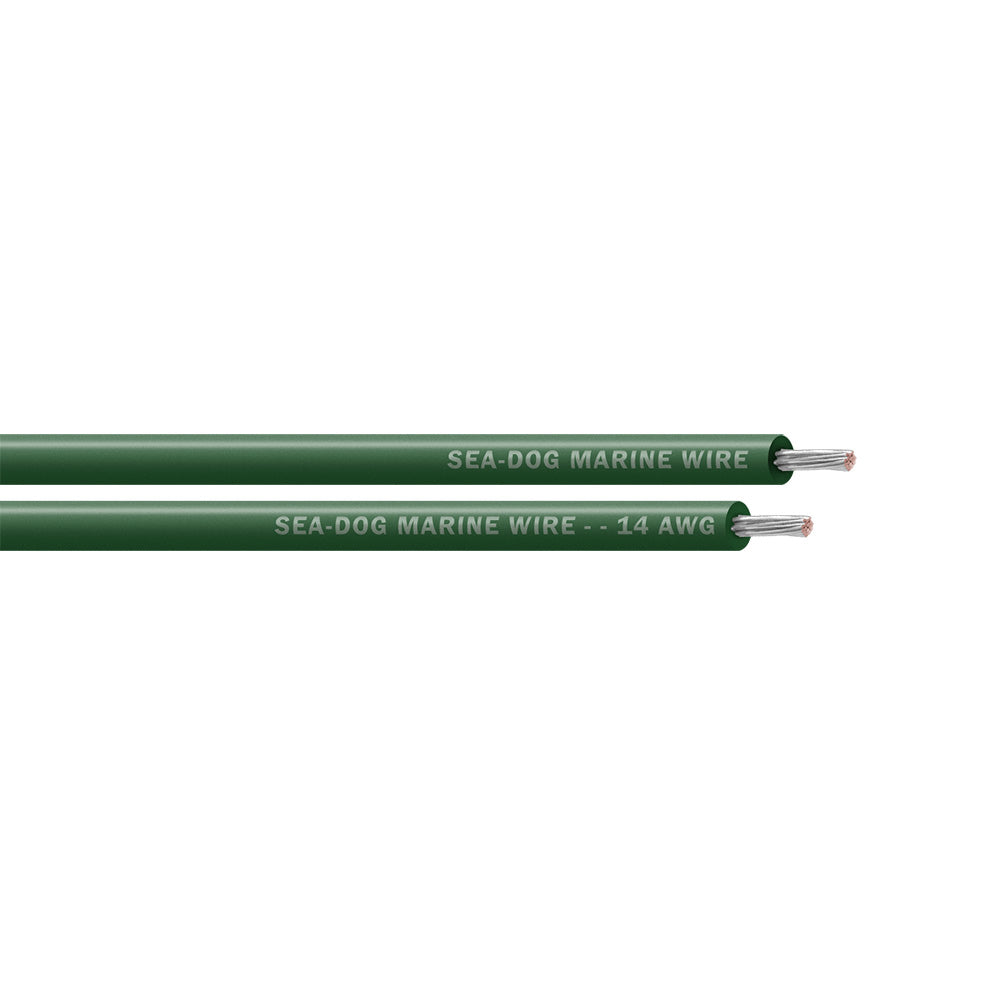 Sea-Dog 14 AWG Green Primary Wire - 500' - Deckhand Marine Supply