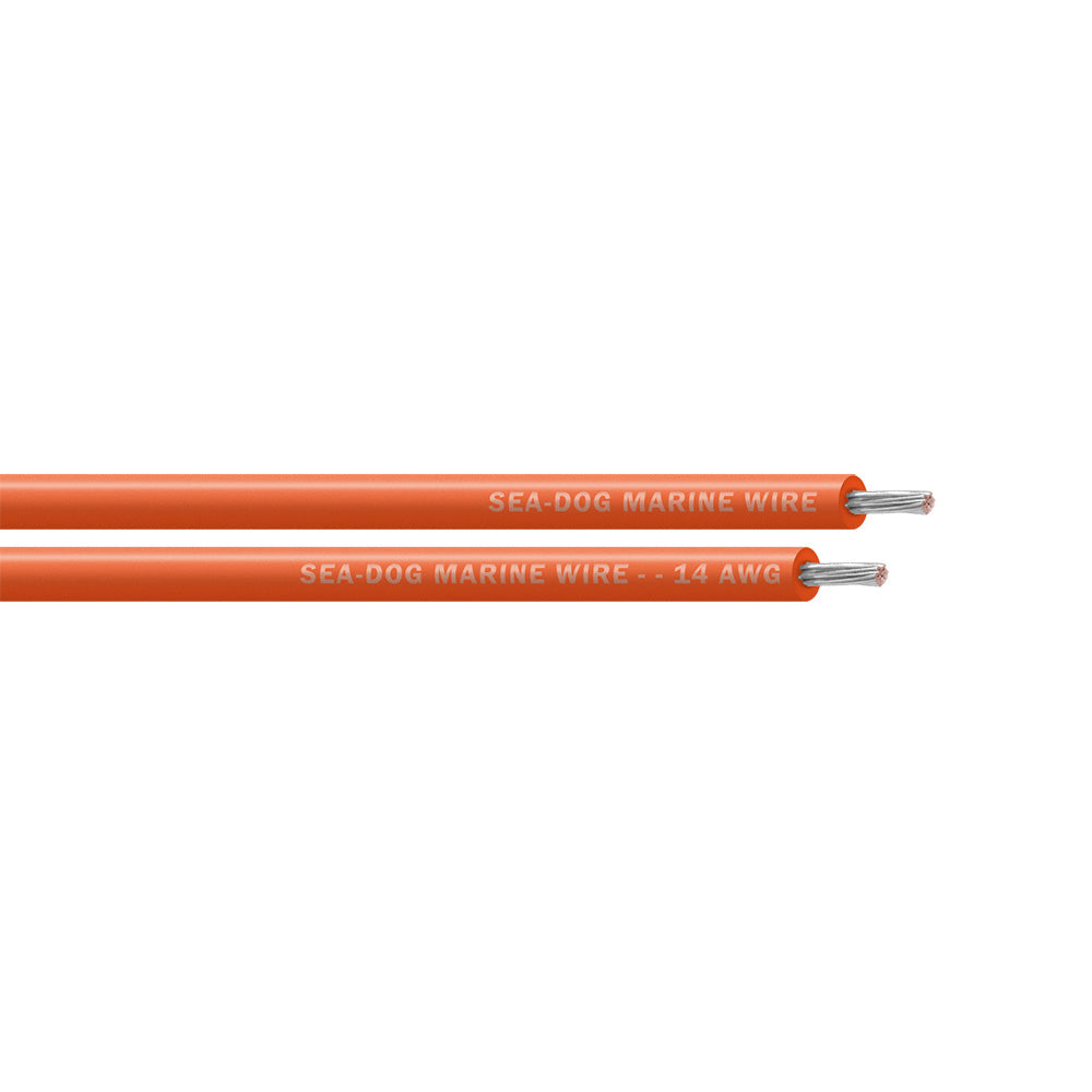 Sea-Dog 14 AWG Orange Primary Wire - 100' - Deckhand Marine Supply