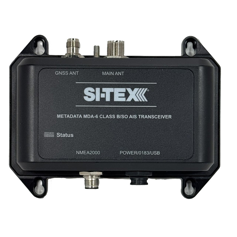 SI-TEX MDA-6 High Power 5W SOTDMA Class B/SO AIS Transceiver w/Bluetooth, Wi-Fi, NMEA0183, NK2 Isolated USB Interface - Deckhand Marine Supply