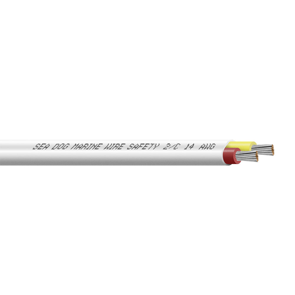 Sea-Dog 14/2 AWG Flat Duplex Safety Wire - Red/Yellow - 100' - Deckhand Marine Supply