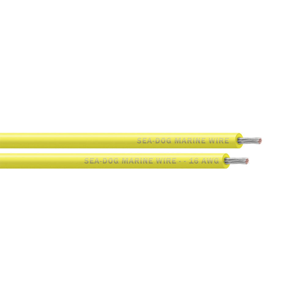 Sea-Dog 16 AWG Yellow Primary Wire - 250' - Deckhand Marine Supply