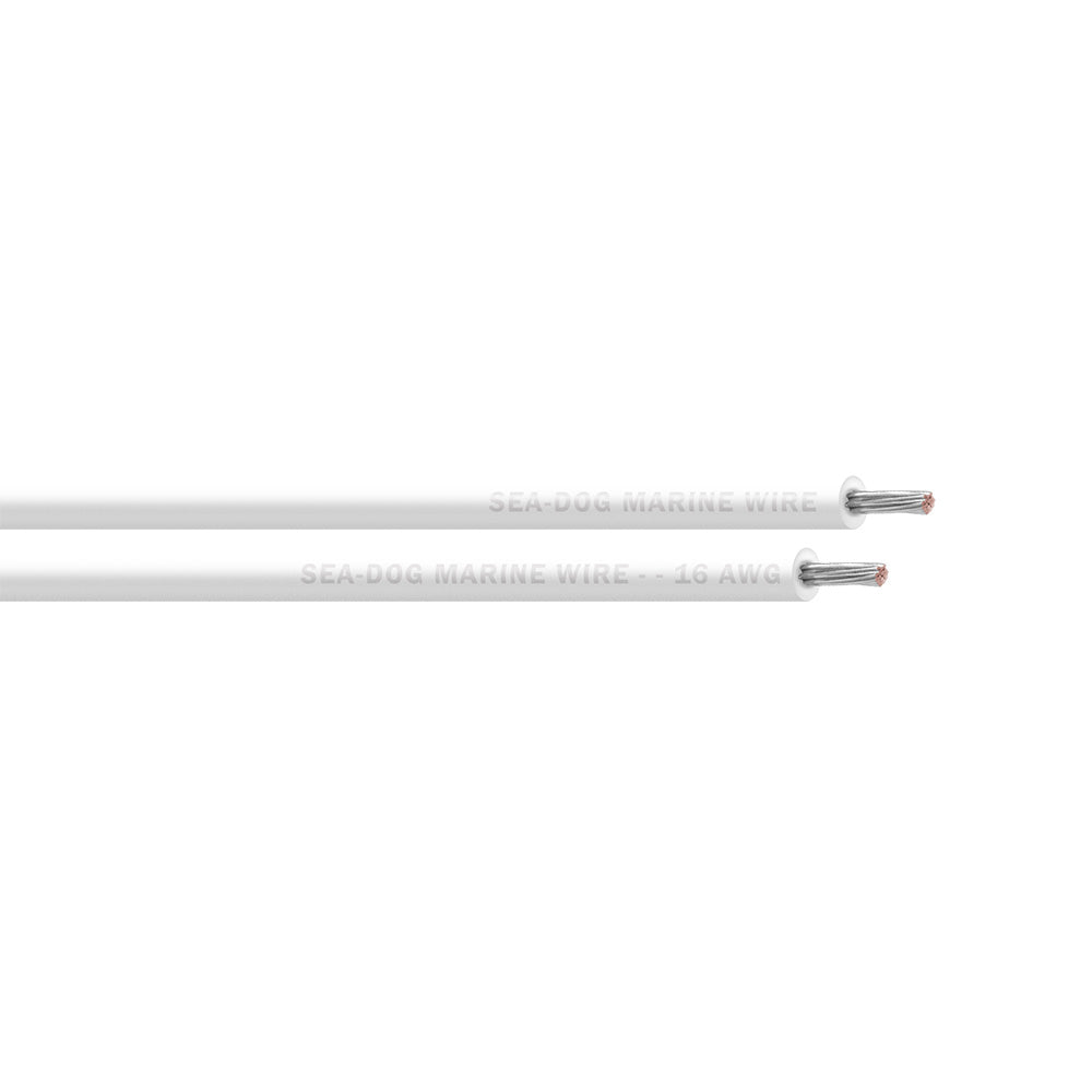 Sea-Dog 16 AWG White Primary Wire - 250' - Deckhand Marine Supply