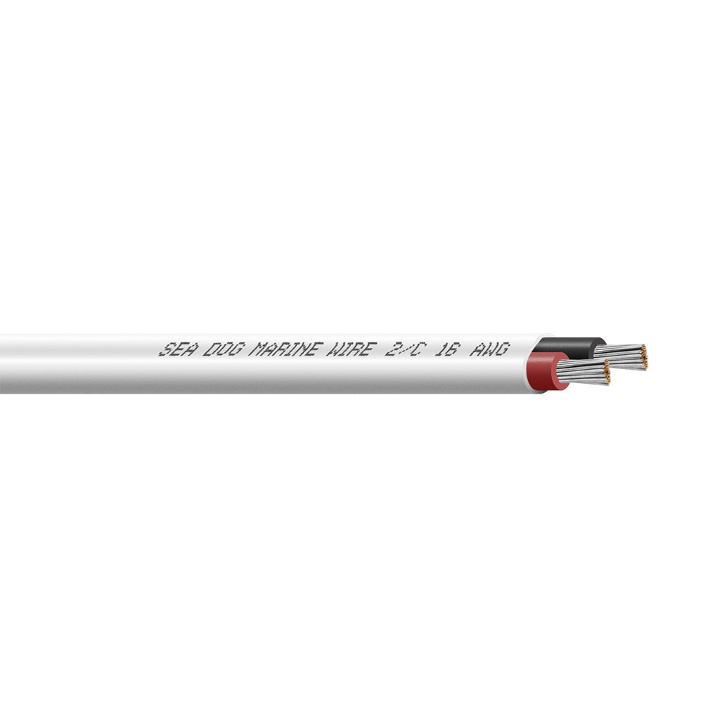 Sea-Dog 16/2 AWG Flat Duplex Wire - Red/Black - 250' - Deckhand Marine Supply