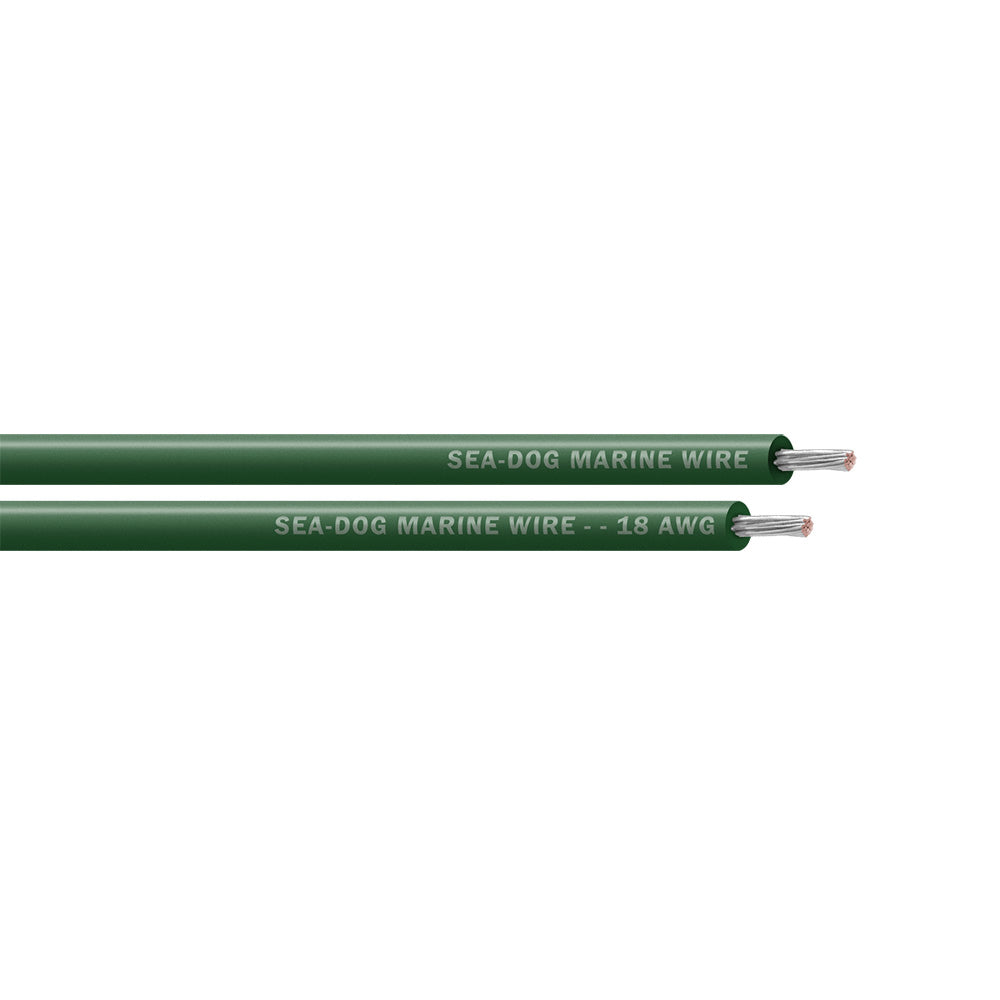 Sea-Dog 18 AWG Green Primary Wire - 250' - Deckhand Marine Supply
