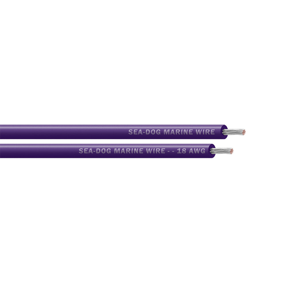 Sea-Dog 18 AWG Purple Primary Wire - 100' - Deckhand Marine Supply