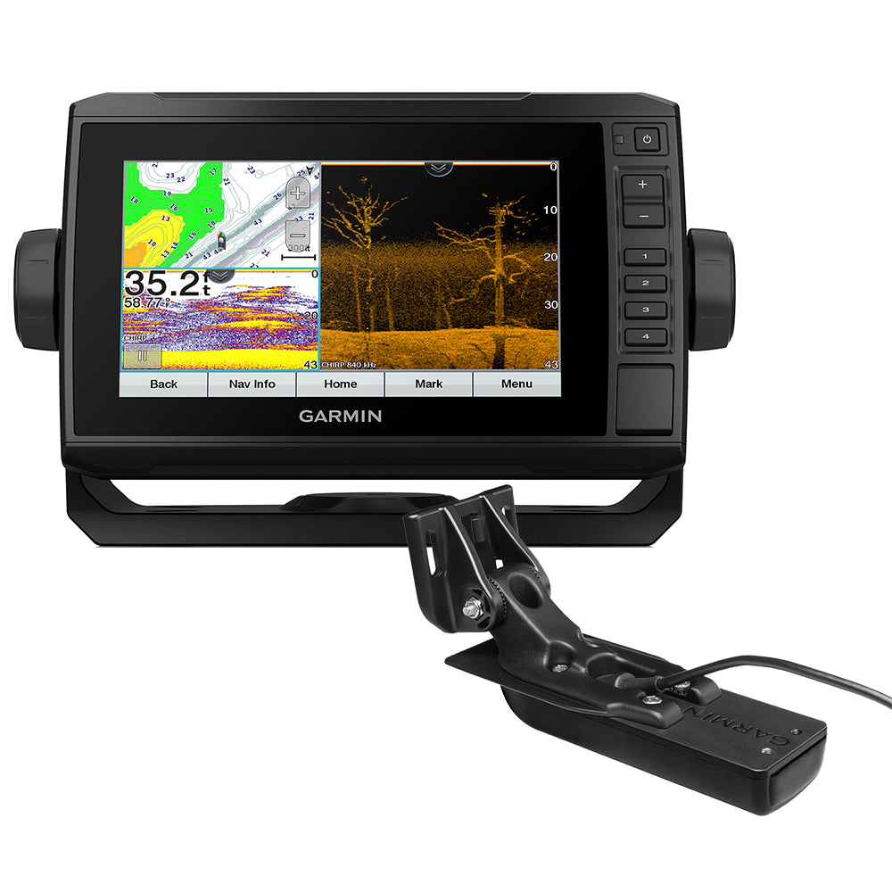 Garmin ECHOMAP UHD 73cv US LakeV g3 w/GT24UHD-TM Transducer *Remanufactured - Deckhand Marine Supply