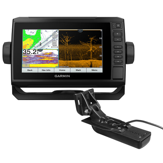 Garmin ECHOMAP UHD 73cv US LakeV g3 w/GT24UHD-TM Transducer *Remanufactured - Deckhand Marine Supply