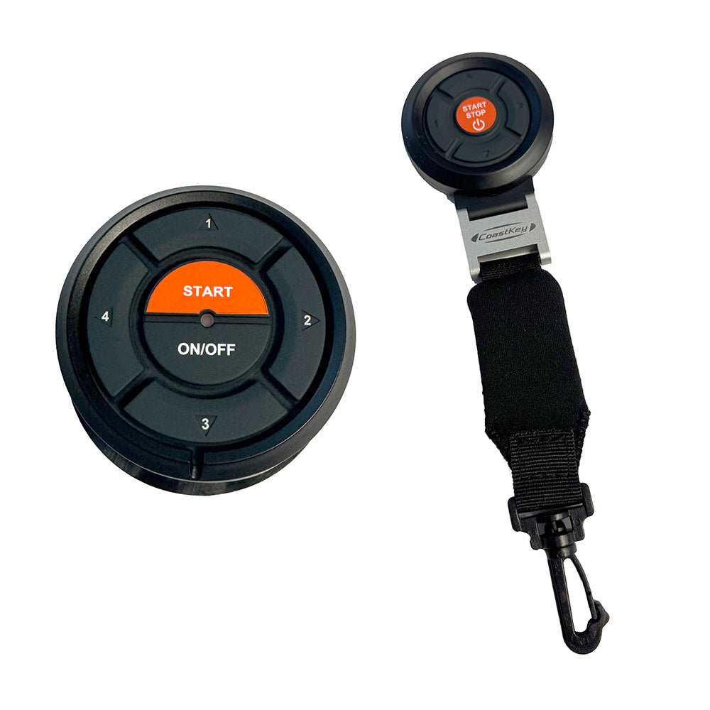 CoastKey Premium Plus Single Mercury Engine Keyless Ignition w/Keyless Stop/Start, Remote Stop/Start, Ecos Rem Trim/Tilt - Deckhand Marine Supply