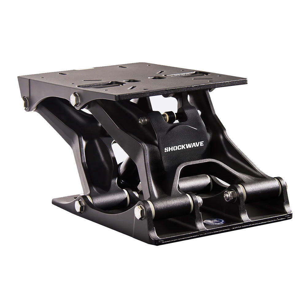 Shockwave S5-AL Suspension Base - Black - Deckhand Marine Supply
