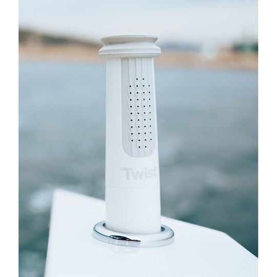 Whale Twist MK2 Shower Mixer - White - Deckhand Marine Supply
