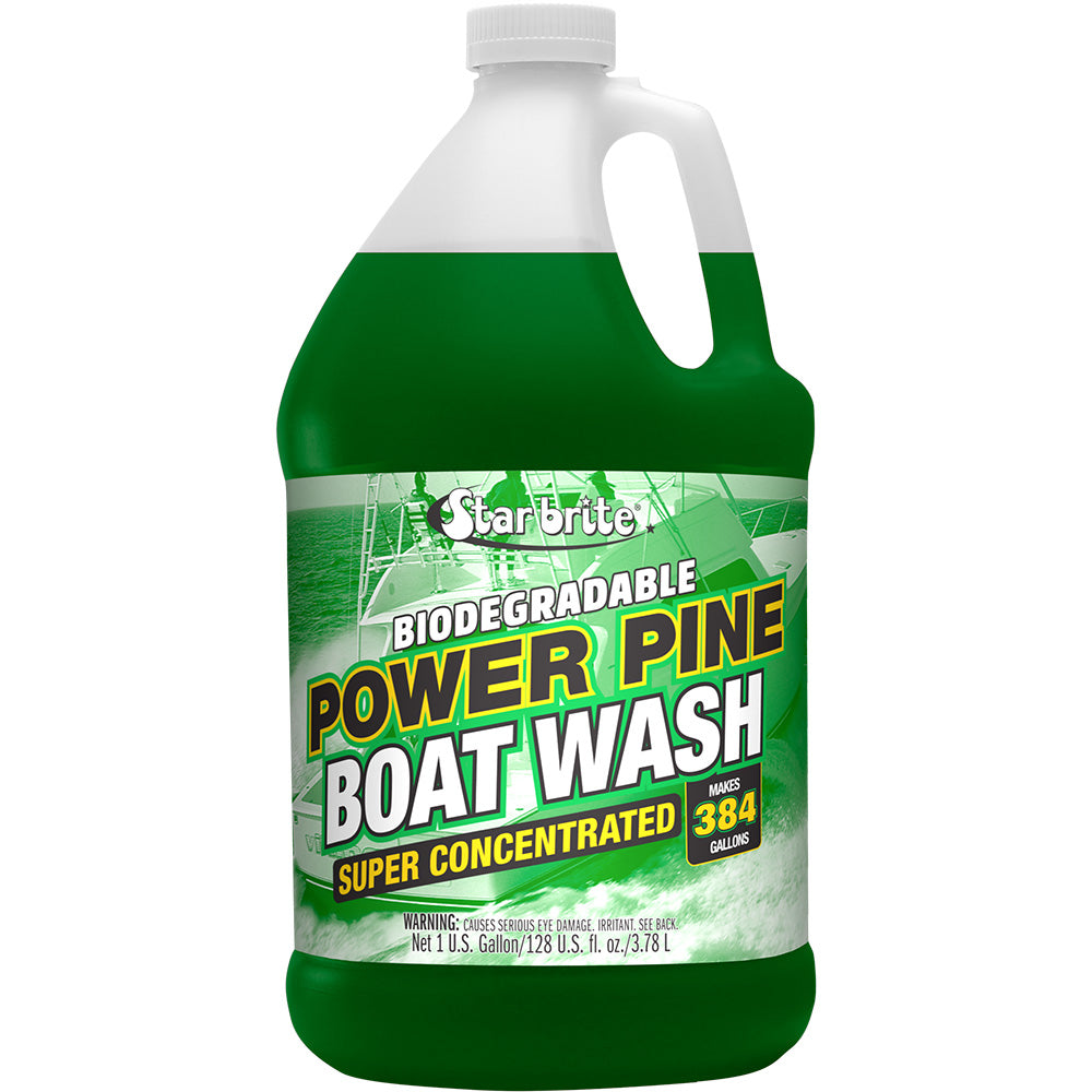 Star brite Power Pine Boat Wash - Concentrated Marine Grade Formula - 1 Gallon - Deckhand Marine Supply