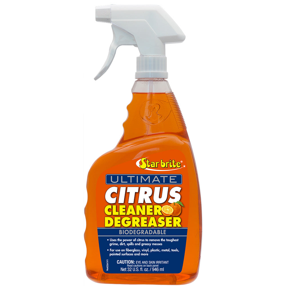 Star brite Ultimate Citrus Cleaner  Degreaser - Biodegradable - 32 oz - Deckhand Marine Supply