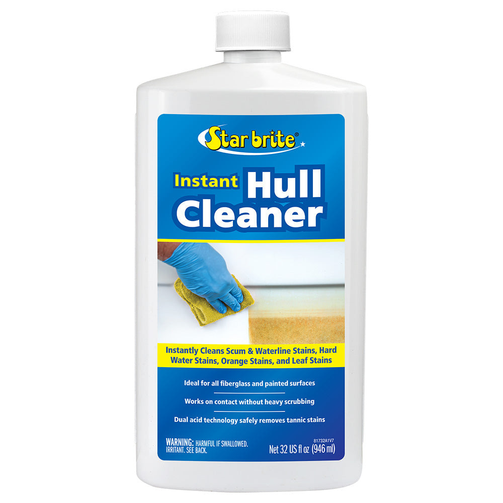 Star brite Instant Hull Cleaner - Wipe On, Rinse Off Formula - 32 oz - Deckhand Marine Supply