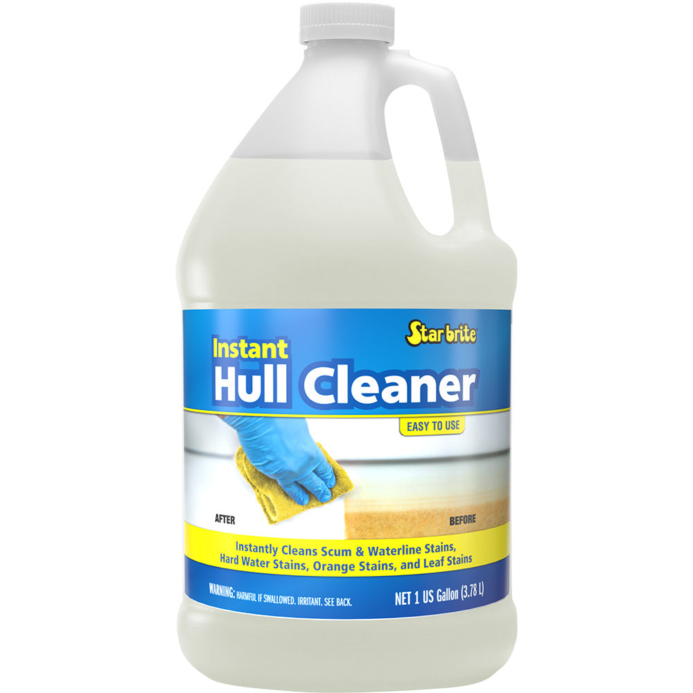 Star brite Instant Hull Cleaner - Wipe On, Rinse Off Formula - 1 Gallon - Deckhand Marine Supply