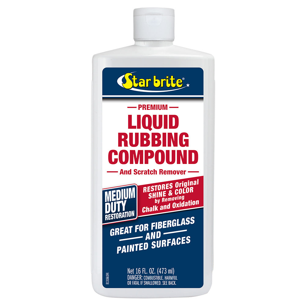 Star brite Liquid Rubbing Compound f/Medium Oxidation - 16 oz - Deckhand Marine Supply