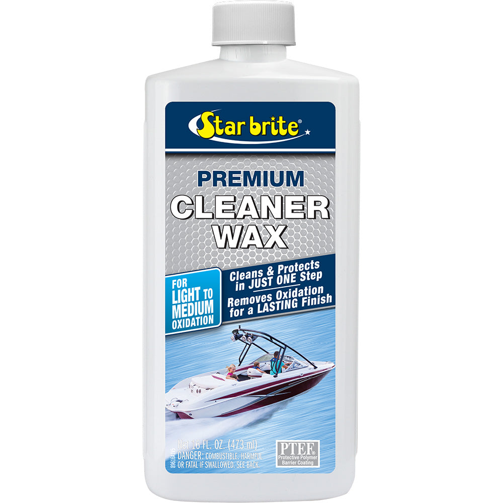 Star brite Premium Cleaner Wax - One-Step - 16 oz - Deckhand Marine Supply