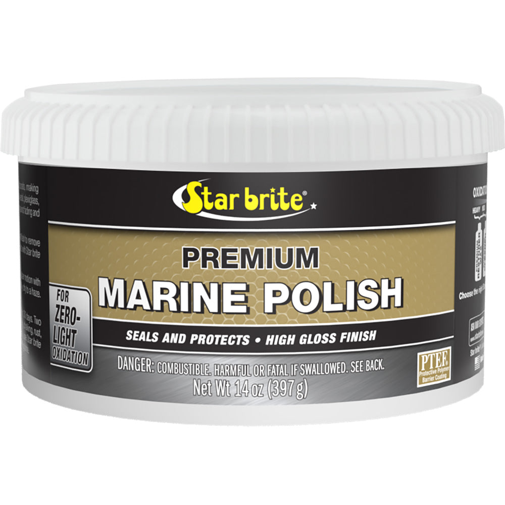 Star brite Premium Marine Polish - UV Protection  High Gloss Finish - 14 oz - Deckhand Marine Supply