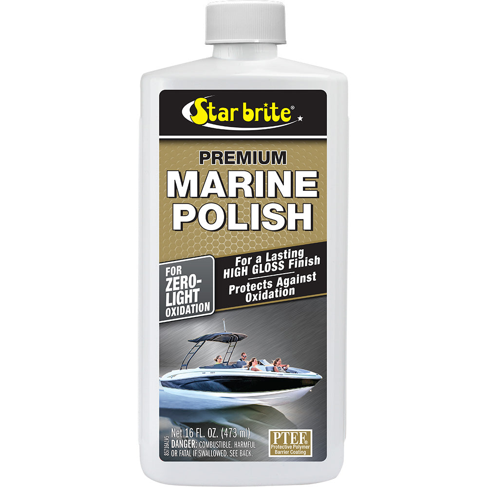 Star brite Premium Marine Polish - UV Protection  High Gloss Finish - 16 oz - Deckhand Marine Supply