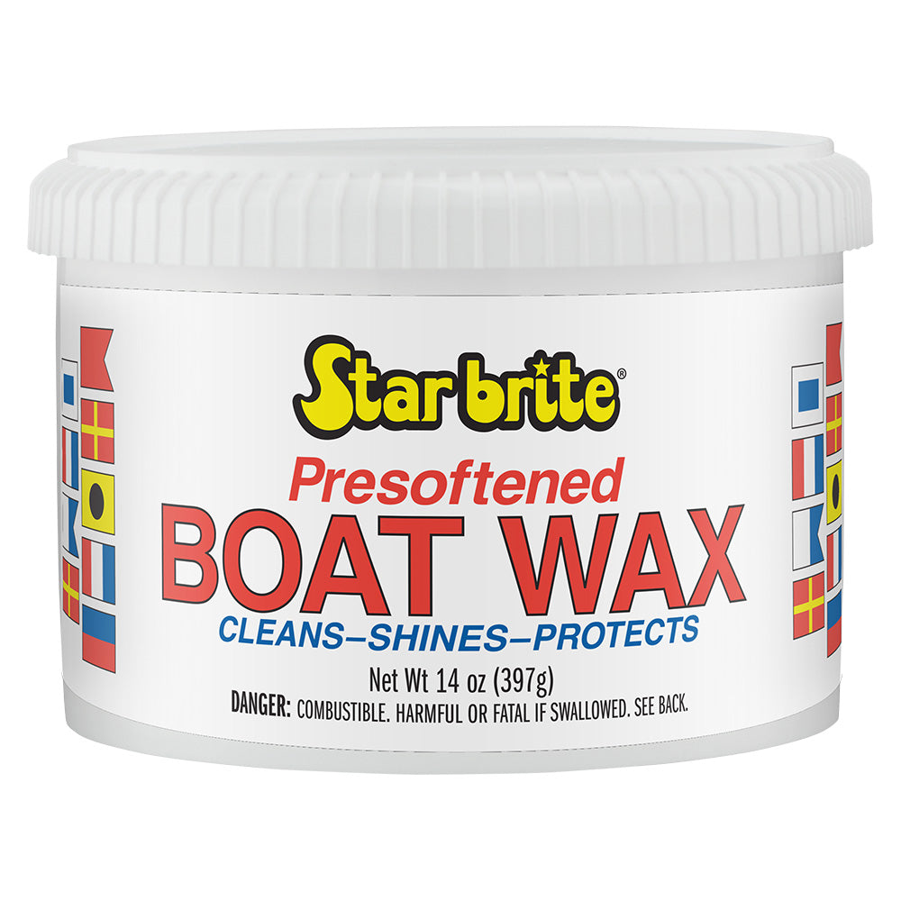Star brite Presoftened Paste Wax - 14 oz - Deckhand Marine Supply