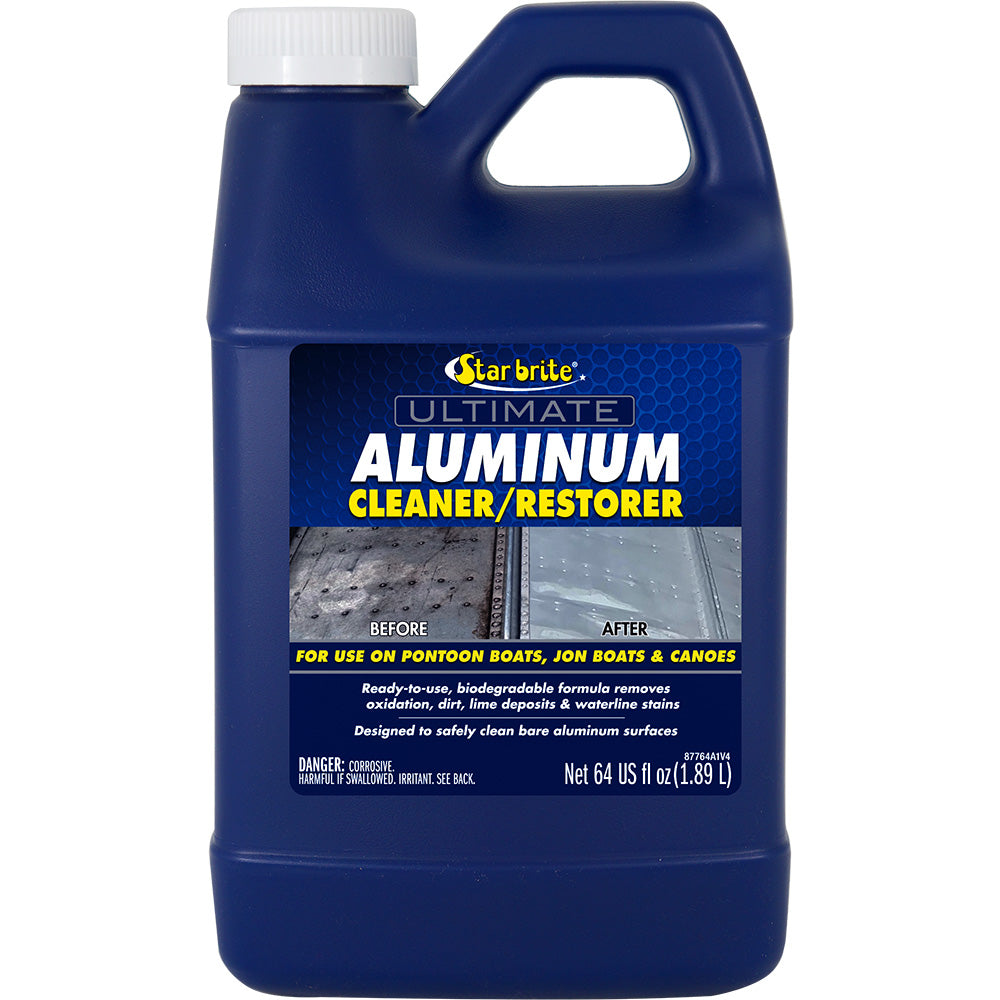 Star brite Ultimate Aluminum Cleaner  Restorer - 64 oz - Deckhand Marine Supply