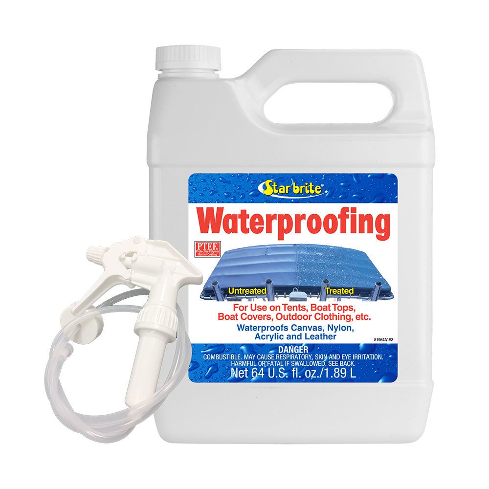 Star brite Waterproofing Spray  Stain Protection - 64 oz - Deckhand Marine Supply