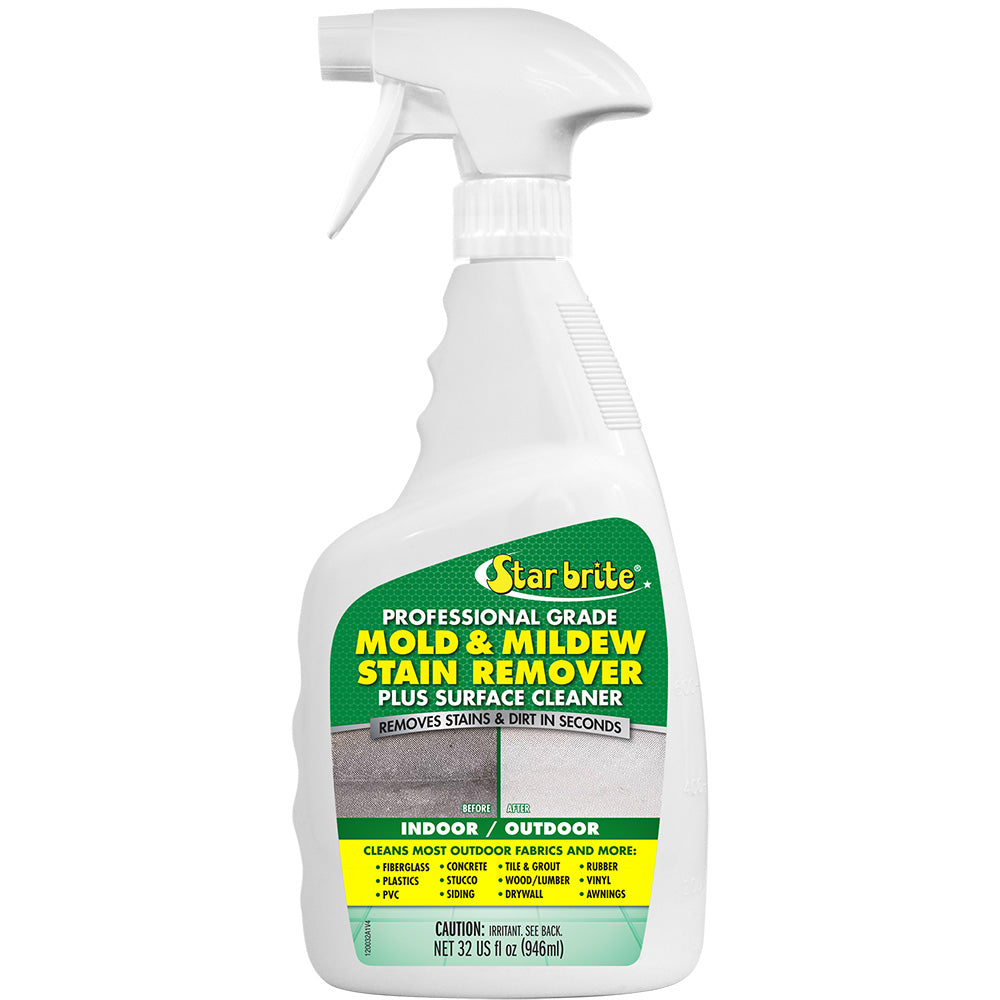Star brite Professional Grade Mold  Mildew Stain Remover - 32 oz - Deckhand Marine Supply
