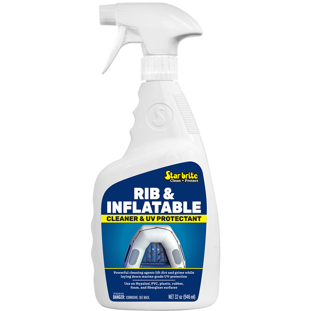 Star brite Rib  Inflatable Boat Cleaner  UV Protectant - 32 oz - Deckhand Marine Supply