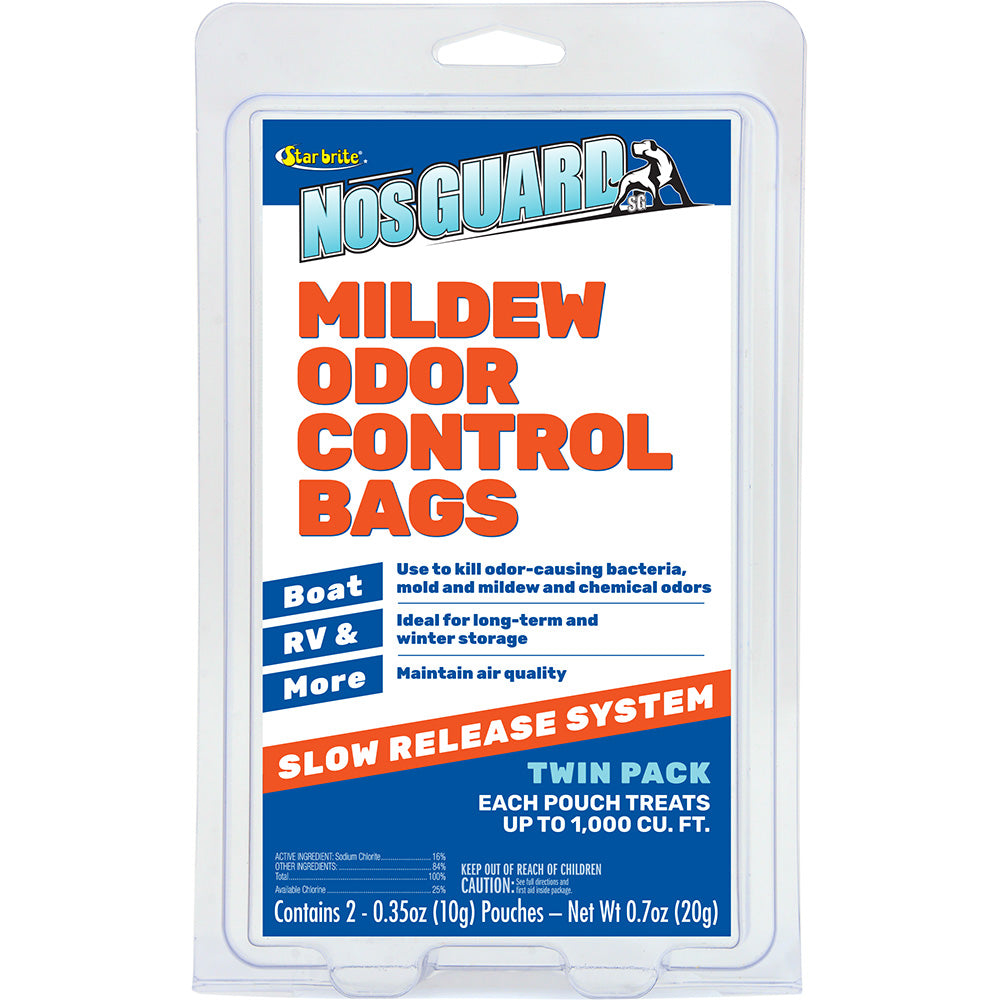 Star brite NosGUARD Mildew Odor Control Bags Slow Release System - 2-Pack - Deckhand Marine Supply