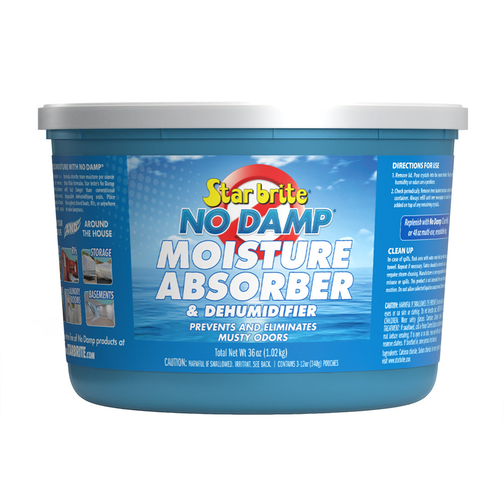 Star brite No Damp Moisture Absorber  Dehumidifier - 36 oz - Deckhand Marine Supply