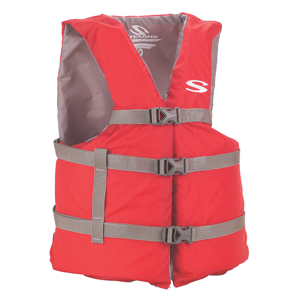 Stearns Adult Classic Red PFD Life Vest - Universal - Deckhand Marine Supply