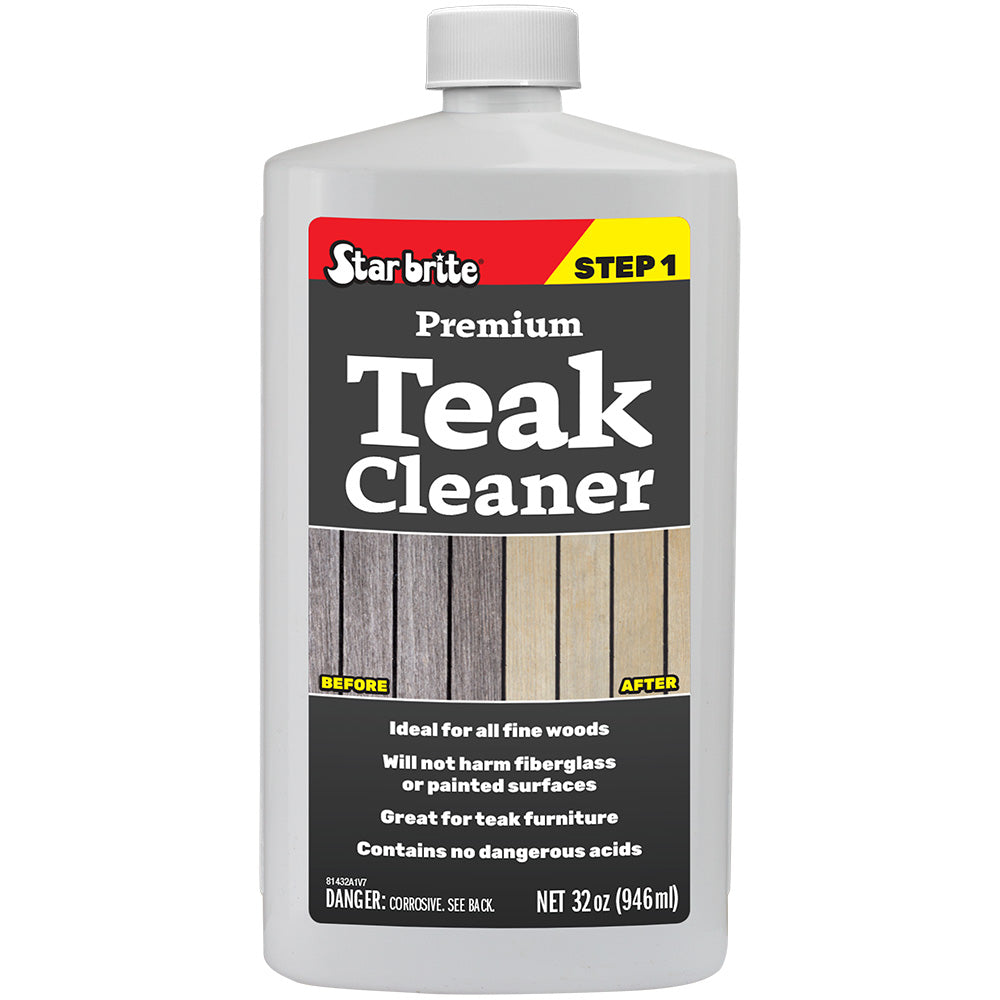 Star brite Premium Teak Cleaner - Step 1 - 32 oz - Deckhand Marine Supply