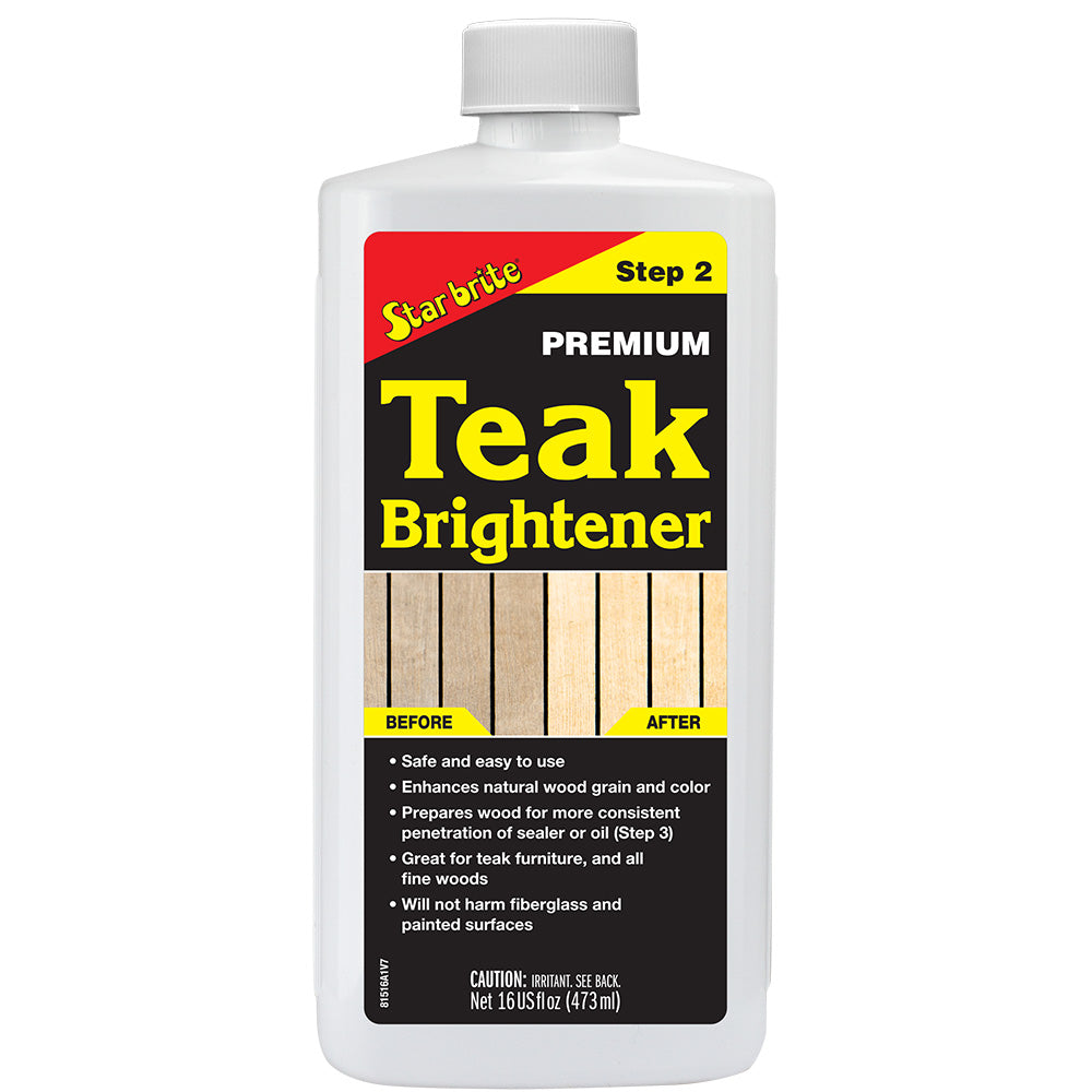 Star brite Premium Teak Brightener - 16 oz - Deckhand Marine Supply