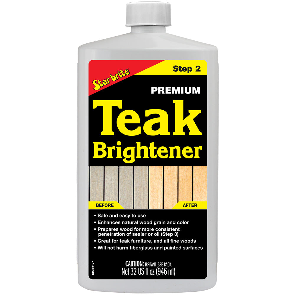 Star brite Premium Teak Brightener - 32 oz - Deckhand Marine Supply