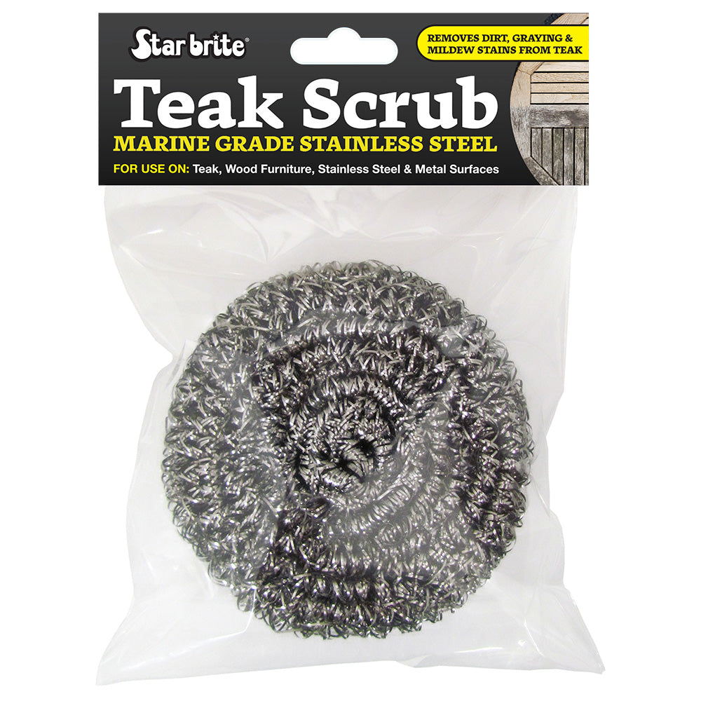 Star brite Teak Scrub Marine Grade Stainless Steel - Deckhand Marine Supply