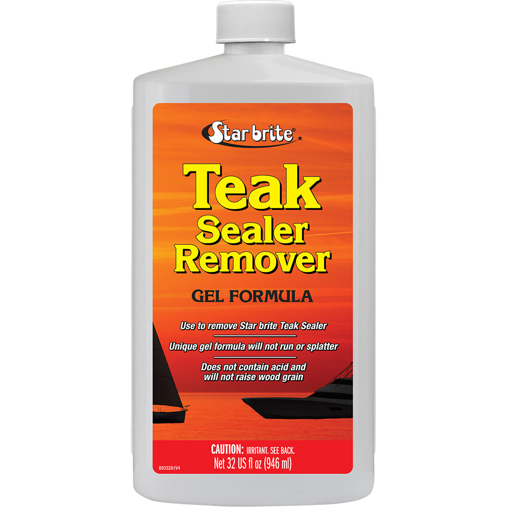 Star brite Teak Sealer Remover - Gel Formula - Citrus Scent - 32 oz - Deckhand Marine Supply