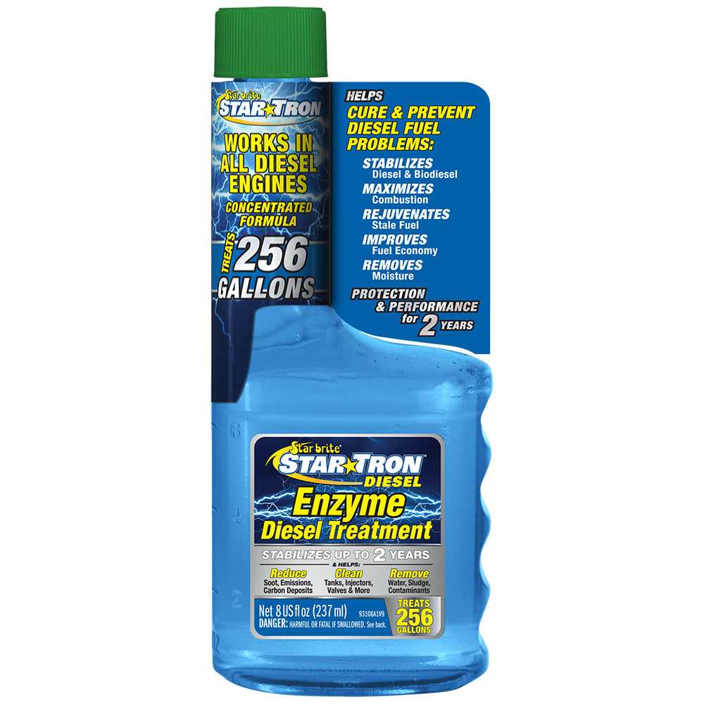 Star brite Star-Tron Diesel Enzyme Fuel Treatment - 8 oz - Deckhand Marine Supply