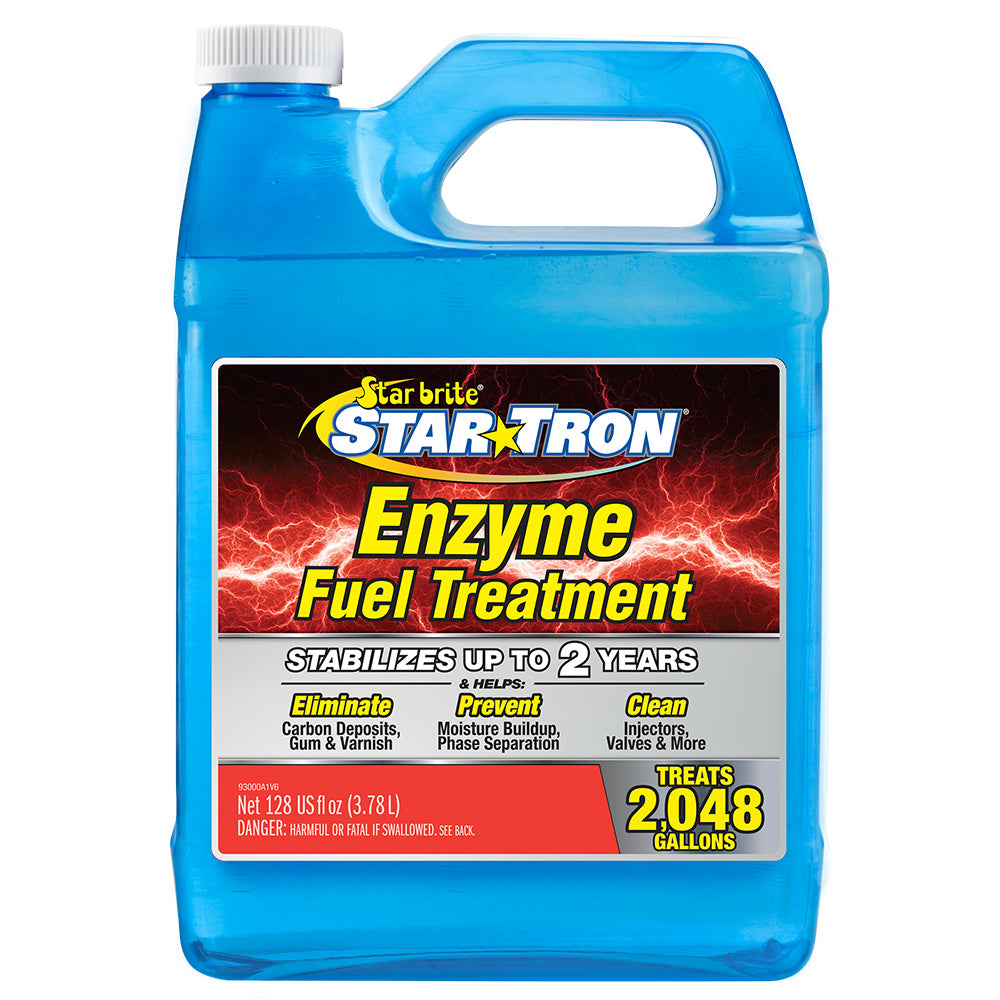Star brite Star-Tron Enzyme Fuel Treatment - Concentrate Gas Formula - 1 Gallon - Deckhand Marine Supply