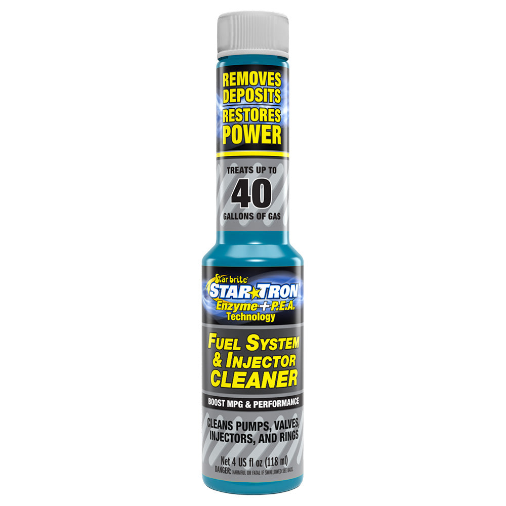 Star brite Star-Tron Enzyme Fuel System  Injector Cleaner  PEA Tech - 4 oz - Deckhand Marine Supply