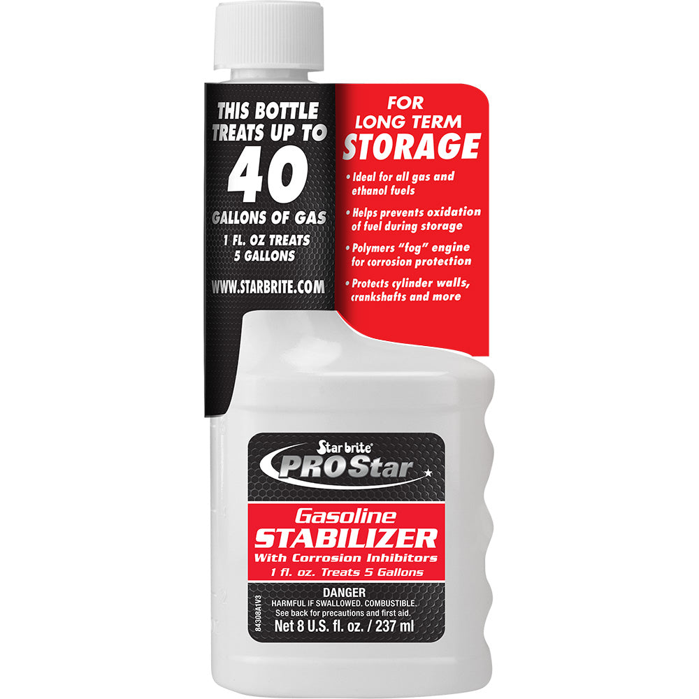 Star brite PRO Star Gas Stabilizer w/Corrosion Inhibitors - 8 oz - Deckhand Marine Supply