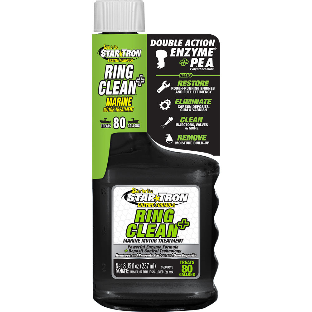 Star brite Star-Tron Ring Clean+ Fuel Injector Cleaner - 8 oz - Deckhand Marine Supply
