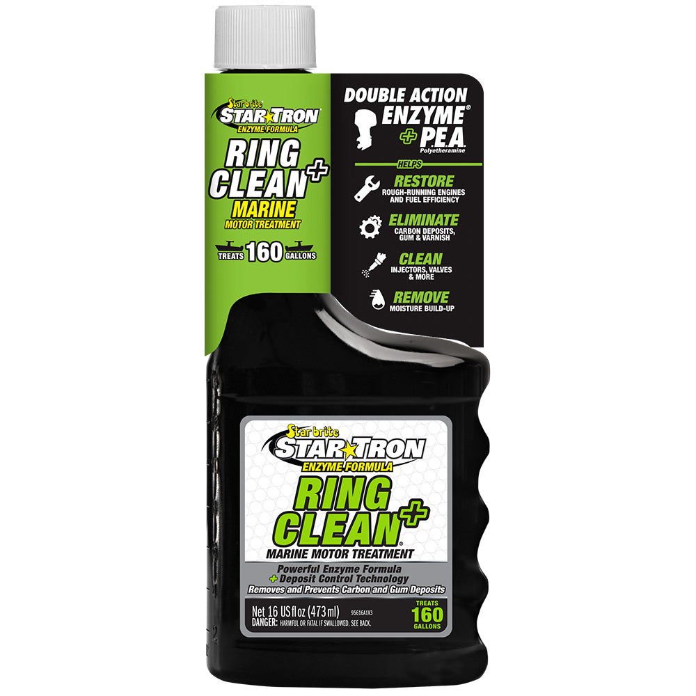 Star brite Star-Tron Ring Clean + Fuel Injector Cleaner - 16 oz - Deckhand Marine Supply