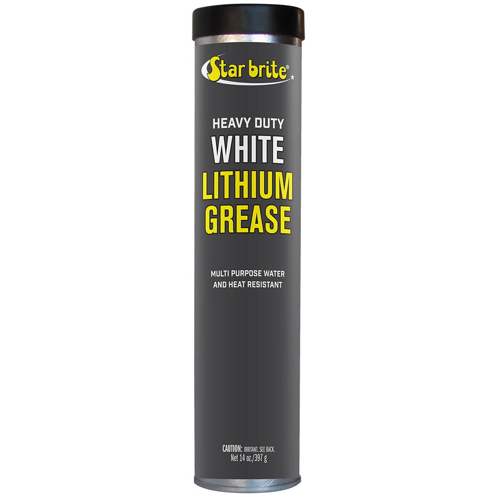 Star brite Heavy-Duty White Lithium Grease - 14 oz - Deckhand Marine Supply