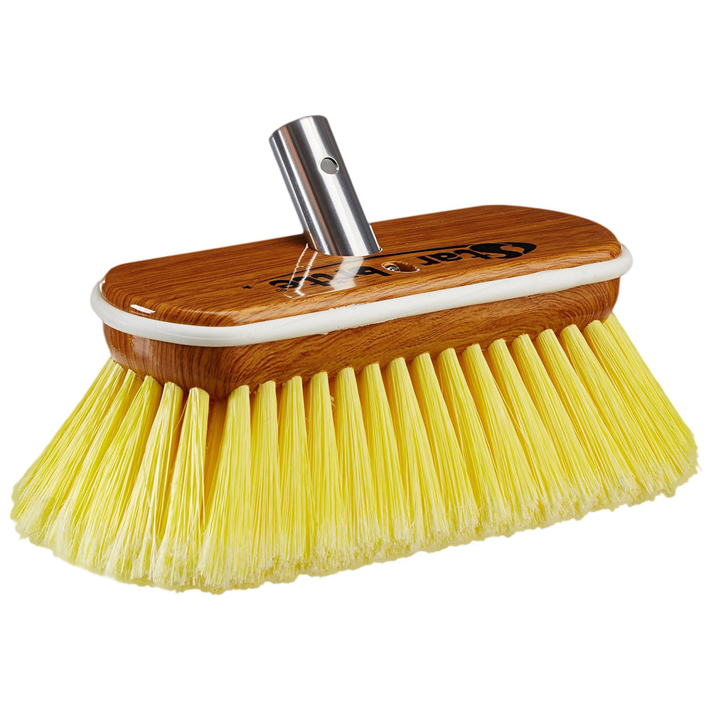 Star brite Premium 8" Soft Yellow Bristle Wash Brush - Deckhand Marine Supply