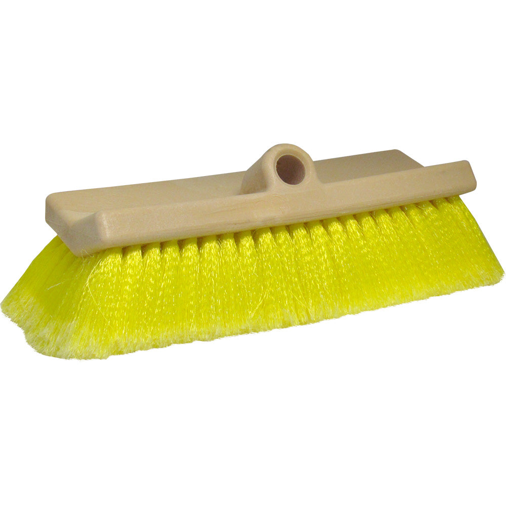 Star brite 10" Bi-Level Boat Brush - Soft Yellow Bristles - Deckhand Marine Supply