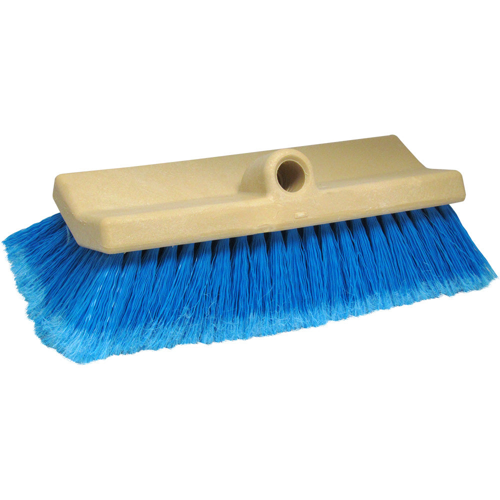 Star brite 10" Bi-Level Boat Brush - Medium Blue Bristles - Deckhand Marine Supply