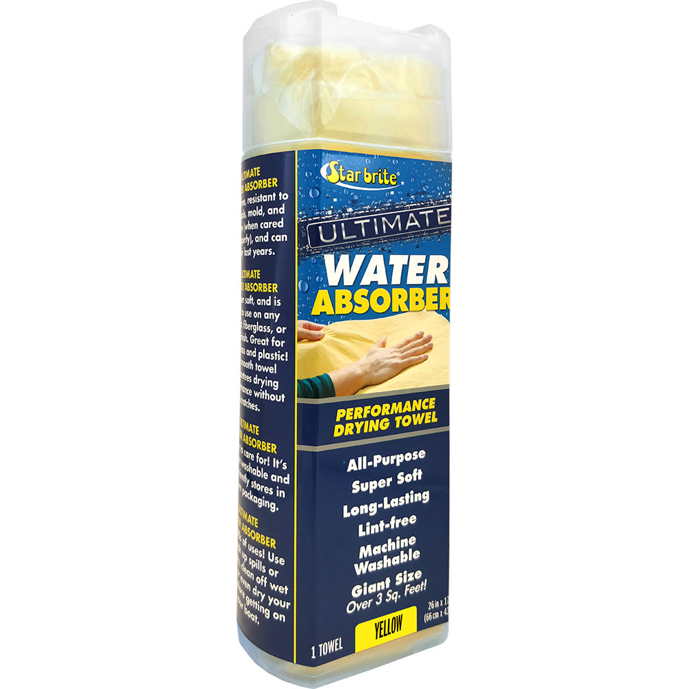 Star brite Ultimate Water Absorber - Performance Drying Towel - Yellow - Deckhand Marine Supply