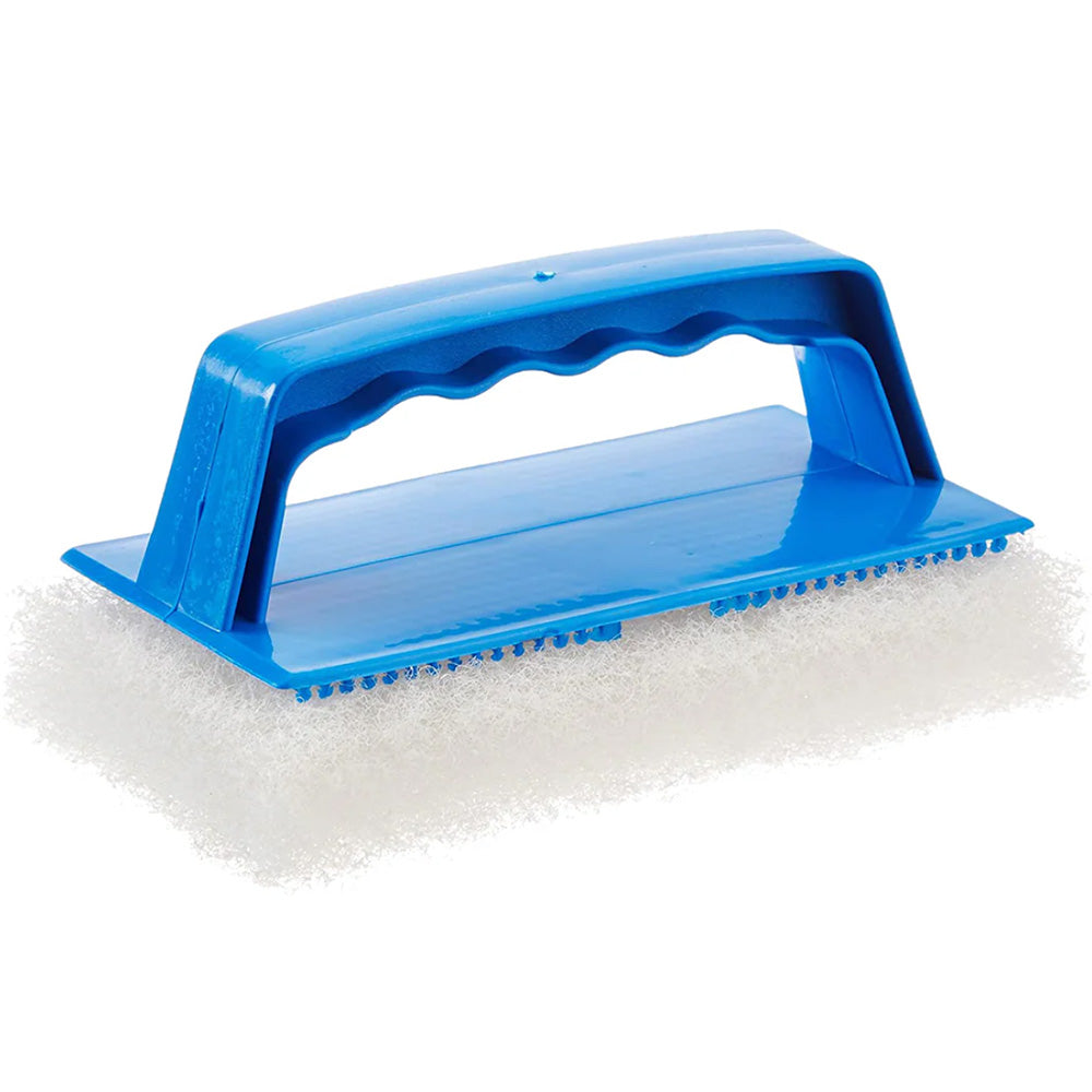 Star brite Fine White Scrub Pad w/Interchangeable Handle - Deckhand Marine Supply