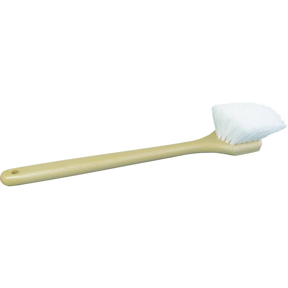 Star brite Utility Long Handle Scrub Brush - Marine-Grade Stiff Bristled - Deckhand Marine Supply